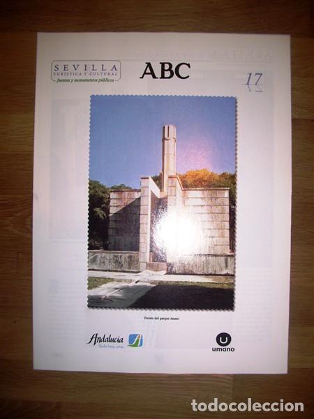 Coleccionismo de Revistas y Peri&oacute;dicos: ABC : SEVILLA TUR&Iacute;STICA Y CULTURAL : Fuentes y monumentos p&uacute;blicos. Fasc&iacute;culo 17