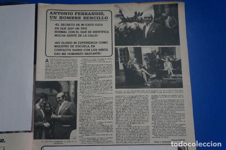 Collezionismo di Riviste e Giornali: RECORTE REPORTAJE CLIPPING DE ANTONIO FERRANDIS CHANQUETE REVISTA SEMANA N&ordm; 1809 P&Aacute;G 41