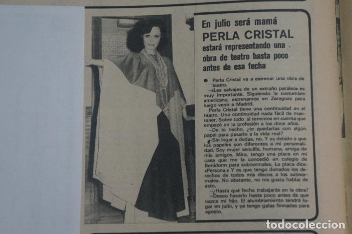 Collezionismo di Riviste e Giornali: RECORTE REPORTAJE CLIPPING DE PERLA CRISTAL REVISTA SEMANA N&ordm; 1832 P&Aacute;G 58