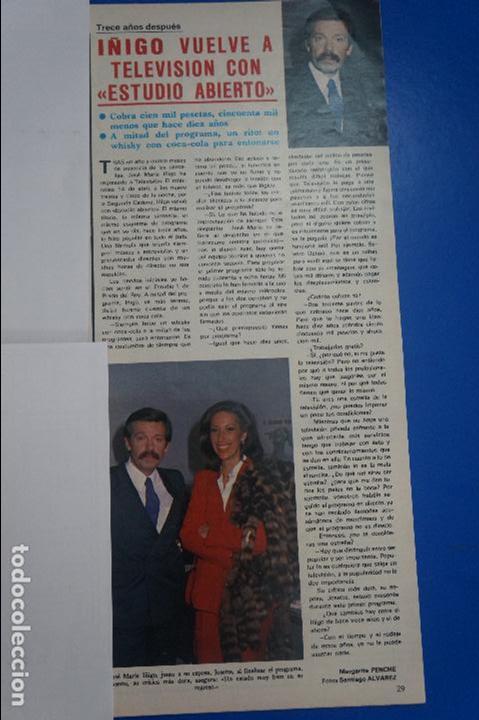 Coleccionismo de Revistas y Peri&oacute;dicos: RECORTE REPORTAJE CLIPPING DE JOSE MARIA I&Ntilde;IGO REVISTA SEMANA N&ordm; 2202 P&Aacute;G 29 L51