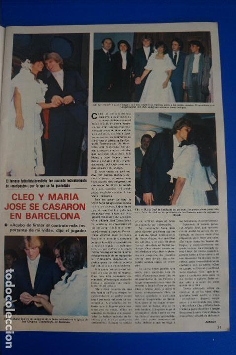 Coleccionismo de Revistas y Peri&oacute;dicos: RECORTE REPORTAJE CLIPPING DE CLEO FUTBOLISTA Y MARIA JOS&Eacute; REVISTA SEMANA N&ordm; 2201 P&Aacute;G 3 L51
