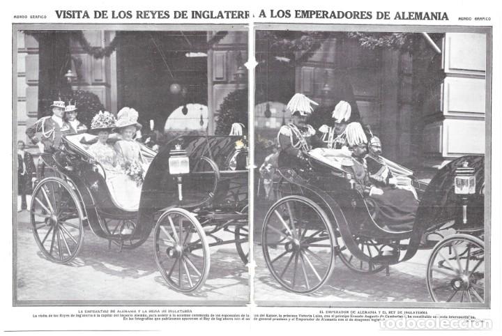 Collection Magazines and Newspapers: 1913 HOJAS REVISTA BODA VICTORIA LUISA DE PRUSIA REYES DE INGLATERRA Y EMPERADORES ALEMANIA KAISER