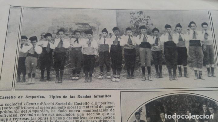 Collection Magazines and Newspapers: CASTELLO DE AMPURIAS CASTELLO D'EMPURIES TIPLES DE LAS RONDAS INFANTILES REVISTA A&Ntilde;O 1914