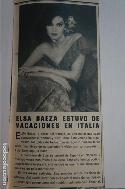 Coleccionismo de Revistas y Peri&oacute;dicos: RECORTE REPORTAJE CLIPPING DE ELSA BAEZA REVISTA SEMANA N&ordm; 2222 P&Aacute;G 79 L52