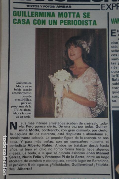Coleccionismo de Revistas y Peri&oacute;dicos: RECORTE REPORTAJE CLIPPING DE GUILLERMINA MOTTA REVISTA SEMANA N&ordm; 2214 P&Aacute;G 18 L52