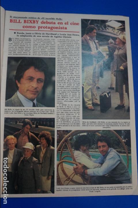 Coleccionismo de Revistas y Peri&oacute;dicos: RECORTE REPORTAJE CLIPPING DE BILL BIXBY LA MUERTE ES FACIL REVISTA SEMANA N&ordm; 2214 P&Aacute;G 41 L52