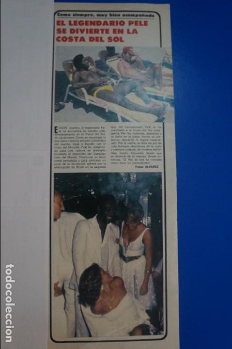 Coleccionismo de Revistas y Peri&oacute;dicos: RECORTE REPORTAJE CLIPPING DE FUTBOLISTA PELE REVISTA SEMANA N&ordm; 2215 P&Aacute;G 85 L52