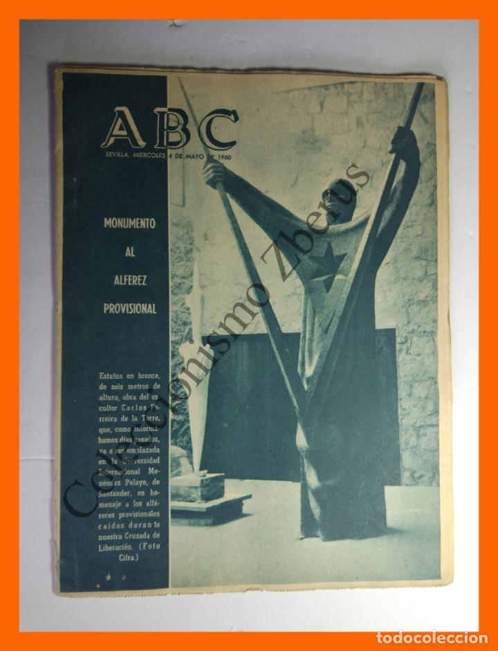 Coleccionismo de Revistas y Peri&oacute;dicos: ABC 4 Mayo 1960 - Garganta la Olla, danza de Las Italianas; Ramon Gaya; Compas Sevillano