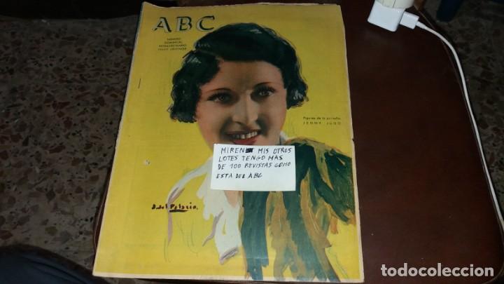 Coleccionismo de Revistas y Peri&oacute;dicos: ABC 18 de agosto a&ntilde;o 1934 actriz Jenny Jugo periodico antiguo