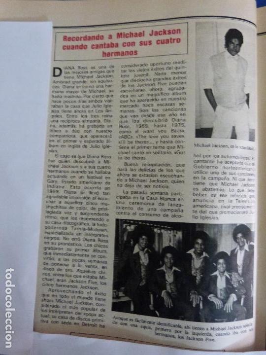 Coleccionismo de Revistas y Peri&oacute;dicos: RECORTE REPORTAJE CLIPPING DE MICHAEL JACKSON JACKSON FIVE REVISTA SEMANA N&ordm; 2311 P&Aacute;G 80 L44