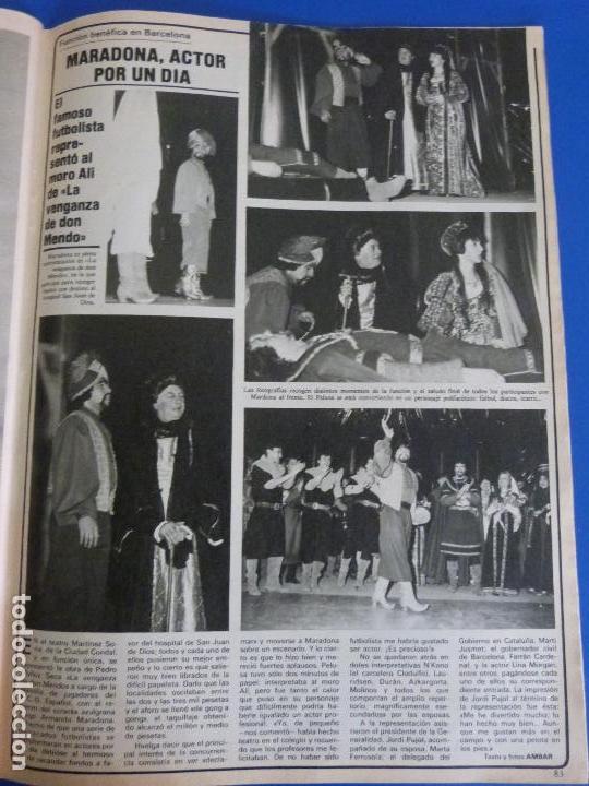 Coleccionismo de Revistas y Peri&oacute;dicos: RECORTE REPORTAJE CLIPPING DE MARADONA LA VENGANZA DE DON MENDO REVISTA SEMANA N&ordm; 2311 P&Aacute;G 83 L44