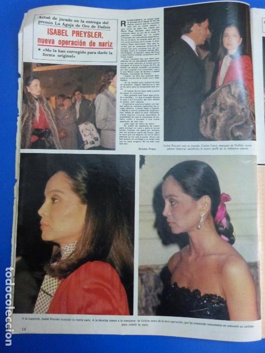 Colecionismo de Revistas e Jornais: RECORTE REPORTAJE CLIPPING DE ISABEL PREYSLER REVISTA SEMANA N&ordm; 2310 P&Aacute;G 14 L61