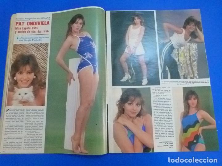 Coleccionismo de Revistas y Peri&oacute;dicos: RECORTE REPORTAJE CLIPPING DE PAT ONDIVIELA MISS ESPA&Ntilde;A 1980 REVISTA SEMANA N&ordm; 2313 P&Aacute;G 58-59 L44
