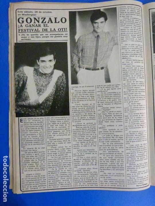 Coleccionismo de Revistas y Peri&oacute;dicos: RECORTE REPORTAJE CLIPPING DE GONZALO FESTIVAL DE LA OTI REVISTA SEMANA N&ordm; 2281 P&Aacute;G 92 L65