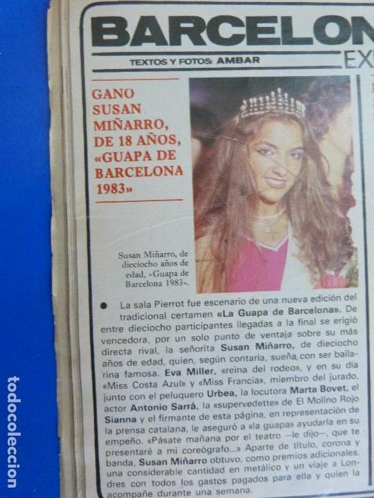 Coleccionismo de Revistas y Peri&oacute;dicos: RECORTE REPORTAJE CLIPPING DE SUSAN MI&Ntilde;ARRO GUAPA BARCELONA 1983 REVISTA SEMANA N&ordm; 2281 P&Aacute;G 94 L65