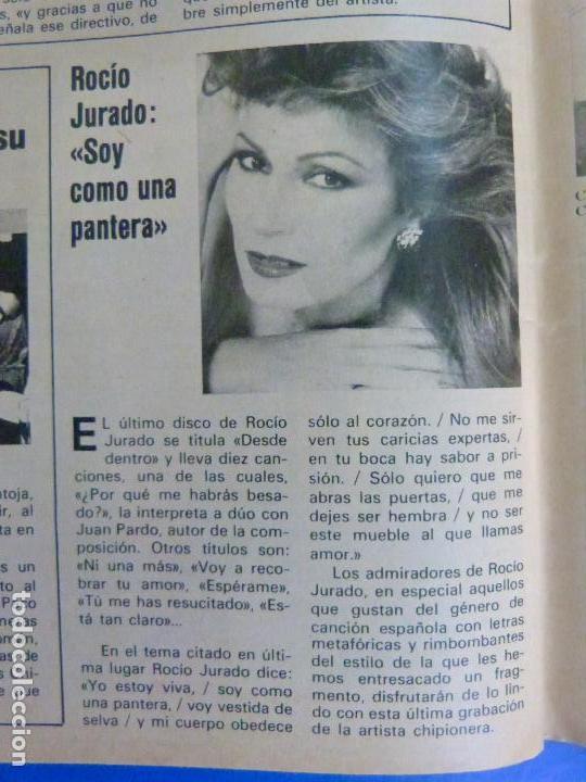 Coleccionismo de Revistas y Peri&oacute;dicos: RECORTE REPORTAJE CLIPPING DE ROCIO JURADO REVISTA SEMANA N&ordm; 2281 P&Aacute;G 102 L65