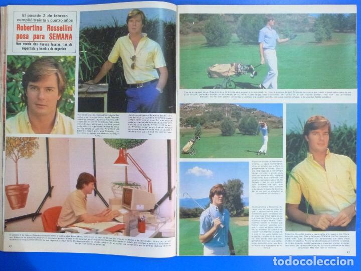 Coleccionismo de Revistas y Peri&oacute;dicos: RECORTE REPORTAJE CLIPPING DE ROBERTINO ROSSELLINI REVISTA SEMANA N&ordm; 2297 P&Aacute;G 42-43 L65