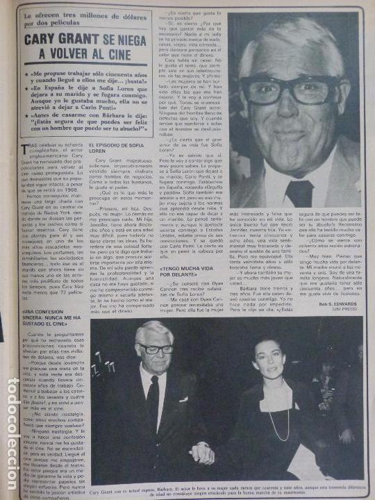 Coleccionismo de Revistas y Peri&oacute;dicos: RECORTE REPORTAJE CLIPPING DE CARY GRANT REVISTA SEMANA N&ordm; 2297 P&Aacute;G 77 L65