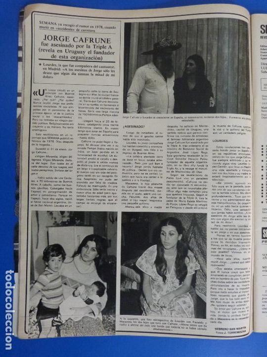 Coleccionismo de Revistas y Peri&oacute;dicos: RECORTE REPORTAJE CLIPPING DE JORGE CAFRUNE REVISTA SEMANA N&ordm; 2284 P&Aacute;G 20 L65