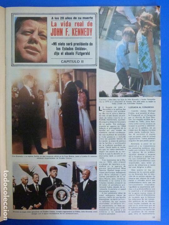 Coleccionismo de Revistas y Peri&oacute;dicos: RECORTE REPORTAJE CLIPPING DE JOHN F. KENNEDY REVISTA SEMANA N&ordm; 2284 P&Aacute;G 35-37 L65