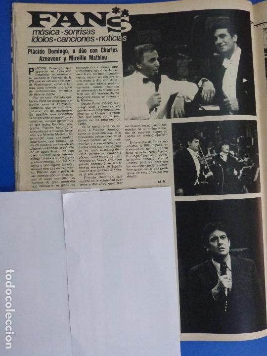 Coleccionismo de Revistas y Peri&oacute;dicos: RECORTE REPORTAJE CLIPPING DE PLACIDO DOMINGO REVISTA SEMANA N&ordm; 2284 P&Aacute;G 102 L65