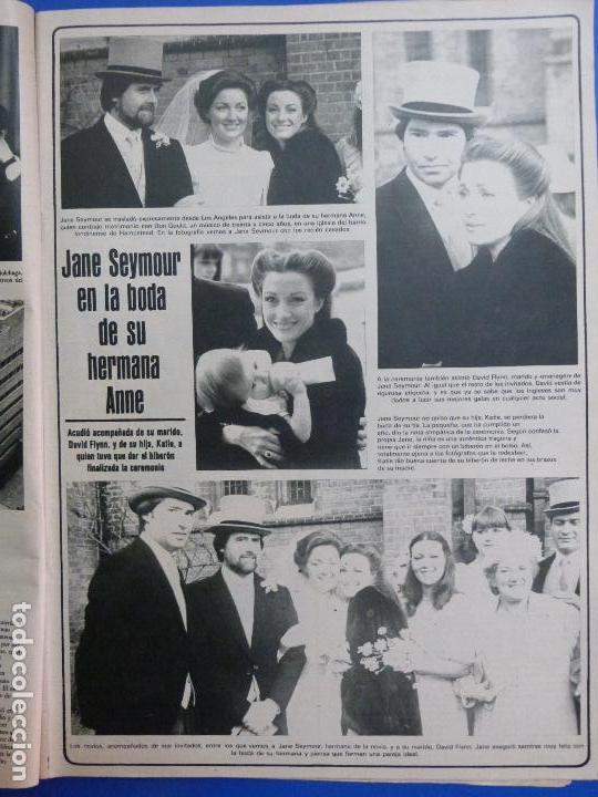 Coleccionismo de Revistas y Peri&oacute;dicos: RECORTE REPORTAJE CLIPPING DE JANE SEYMOUR BODA ANNE REVISTA SEMANA N&ordm; 2247 P&Aacute;G 7 L 43