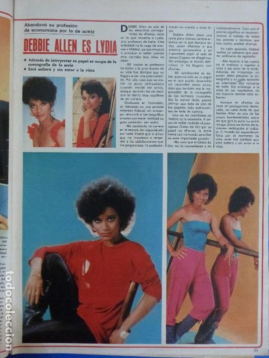Coleccionismo de Revistas y Peri&oacute;dicos: RECORTE REPORTAJE CLIPPING DE DEBBIE ALLEN LYDIA REVISTA SEMANA N&ordm; 2247 P&Aacute;G 31 L 43