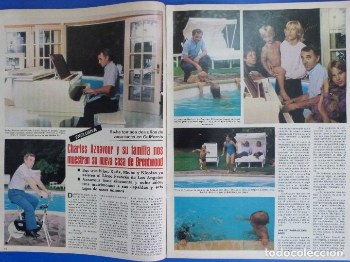 Coleccionismo de Revistas y Peri&oacute;dicos: RECORTE REPORTAJE CLIPPING DE CHARLES AZNAVOUR REVISTA SEMANA N&ordm; 2239 P&Aacute;G 42-45 L 43