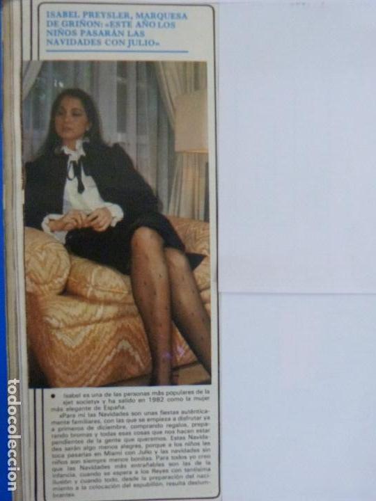 Sammeln von Zeitschriften und Zeitungen: RECORTE REPORTAJE CLIPPING DE ISABEL PREYSLER REVISTA SEMANA N&ordm; 2237 P&Aacute;G 66 L48