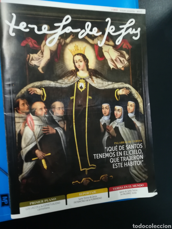 Coleccionismo de Revistas y Peri&oacute;dicos: Teresa de Jes&uacute;s.Revista n&uacute;mero 208 Julio-Agosto,2017.edita Carmelitas Descalzos.Fonte Grupo Editoria