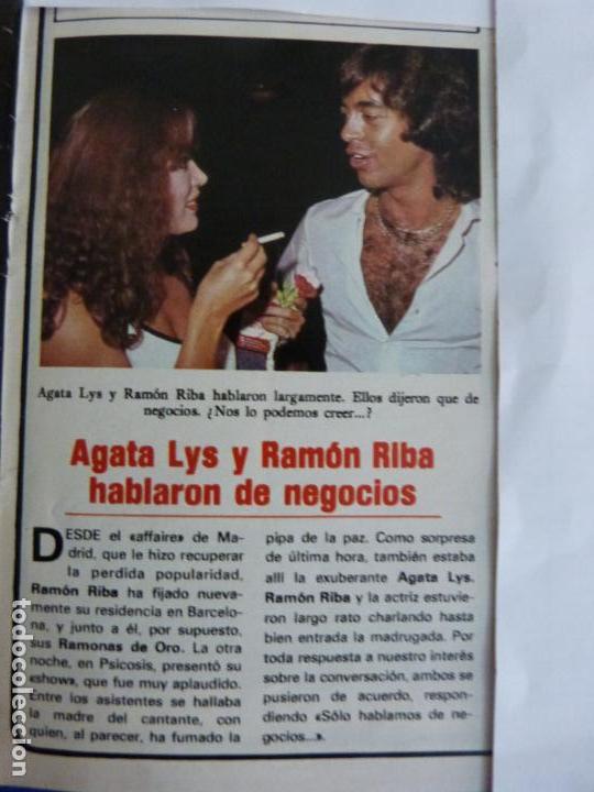 Coleccionismo de Revistas y Peri&oacute;dicos: RECORTE REPORTAJE CLIPPING DE AGATA LYS Y RAMON RIBA REVISTA SEMANA N&ordm; 2229 P&Aacute;G 55 L40