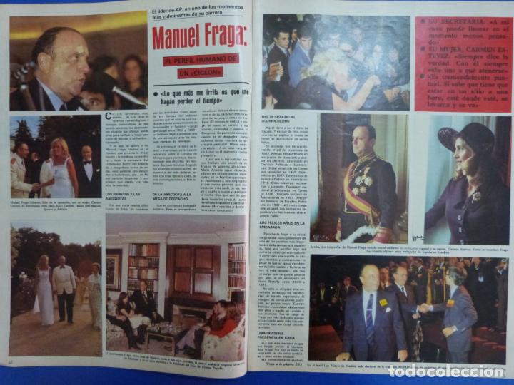 Coleccionismo de Revistas y Peri&oacute;dicos: RECORTE REPORTAJE CLIPPING DE MANUEL FRAGA REVISTA SEMANA N&ordm; 2230 P&Aacute;G 22-23,25 L48