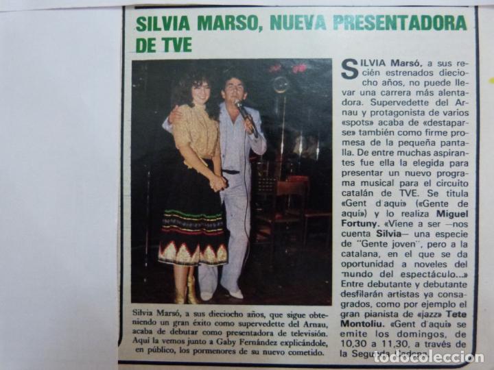 Coleccionismo de Revistas y Peri&oacute;dicos: RECORTE REPORTAJE CLIPPING DE SILVIA MARSO REVISTA SEMANA N&ordm; 2230 P&Aacute;G 69 L48