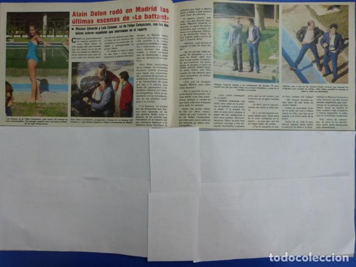 Coleccionismo de Revistas y Peri&oacute;dicos: RECORTE REPORTAJE CLIPPING DE ALAIN DELON LE BATTANT REVISTA SEMANA N&ordm; 2230 P&Aacute;G 88-89 L48
