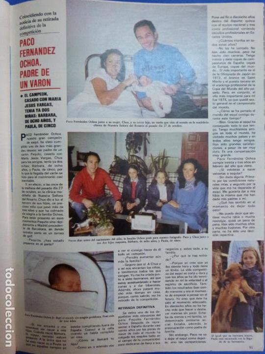 Coleccionismo de Revistas y Peri&oacute;dicos: RECORTE REPORTAJE CLIPPING DE PACO FERNANDEZ OCHOA REVISTA SEMANA N&ordm; 2230 P&Aacute;G 91 L48