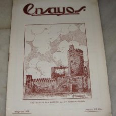 Coleccionismo de Revistas y Periódicos: ENSAYOS. REVISTA MENSUAL ILUSTRADA. PUERTO DE SANTA MARÍA - MAYO DE 1928. Lote 139952666