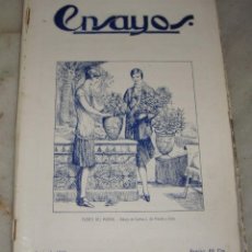 Coleccionismo de Revistas y Periódicos: ENSAYOS. REVISTA MENSUAL ILUSTRADA. PUERTO DE SANTA MARÍA - JUNIO DE 1928. Lote 139953486