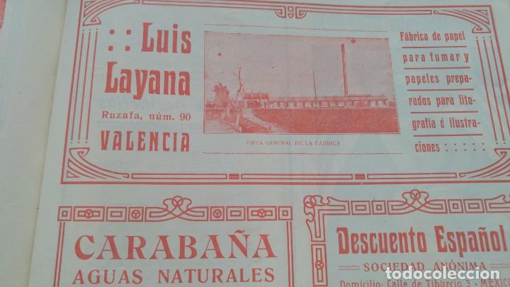 Collezionismo di Riviste e Giornali: LUIS LAYANA FABRICA DE PAPEL PARA FUMAR HOJA REVISTA A&Ntilde;O 1906