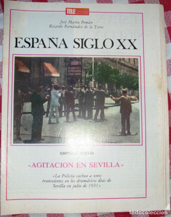 Coleccionismo de Revistas y Peri&oacute;dicos: Fasciculo numero 317 serie Espa&ntilde;a Siglo XX de Jose Maria  Peman Agitacion en Sevilla