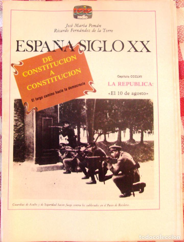 Coleccionismo de Revistas y Peri&oacute;dicos: Fasciculo numero 357 La republica teleradio Peman  y de la Torre Espa&ntilde;a republica democracia