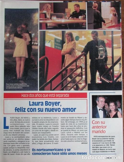 Coleccionismo de Revistas y Peri&oacute;dicos: RECORTE REVISTA SEMANA N&ordm; 3059 1998 LAURA BOYER. EL JULI. 3 PGS