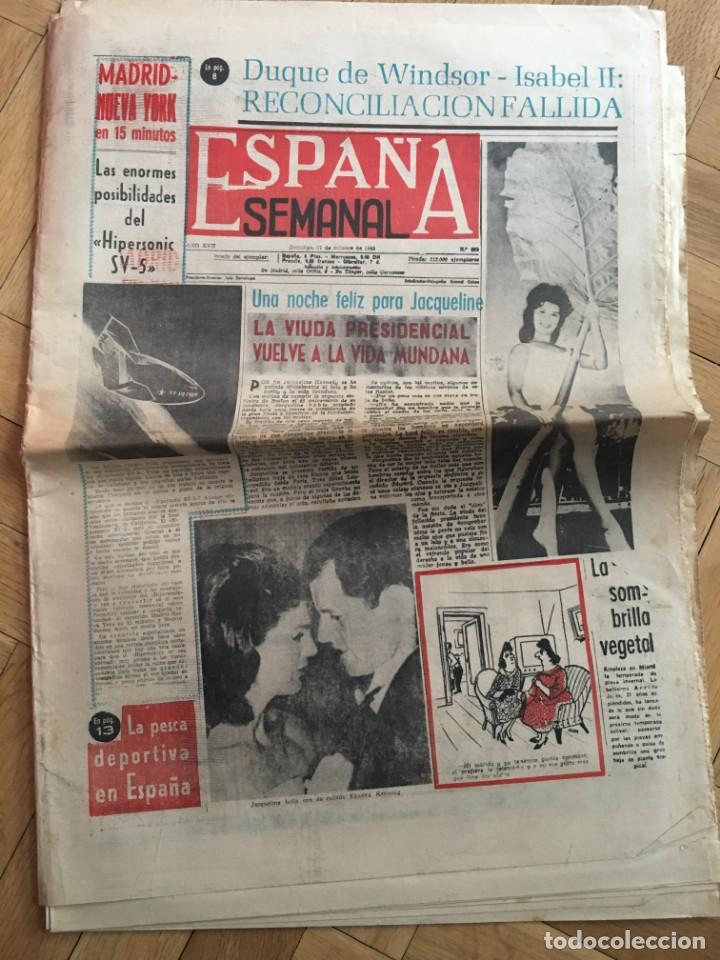 Sammeln von Zeitschriften und Zeitungen: PERIODICO ESPA&Ntilde;A SEMANAL (17-10-1965) DUQUE WINDSOR ISABEL II JULIETTE GRECO SPENCER TRACY