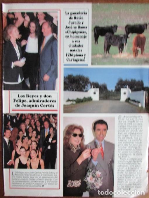 Coleccionismo de Revistas y Peri&oacute;dicos: RECORTE REVISTA SEMANA N&ordm; 2921 1996 ROCIO JURADO Y ORTEGA CANO