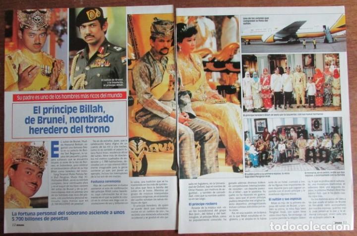 Coleccionismo de Revistas y Peri&oacute;dicos: RECORTE REVISTA SEMANA N&ordm; 3054 1998 PR&Iacute;NCIPE BILLAH DE BRUNEI.