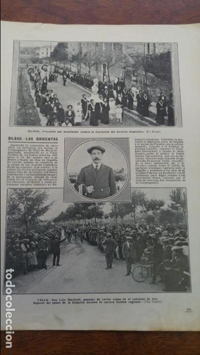 Collection Magazines and Newspapers: VALLS LUIS MARTINELL CONCURSO DE TIRO PASEO DE LA ESTACION HOJA REVISTA A&Ntilde;O 1913