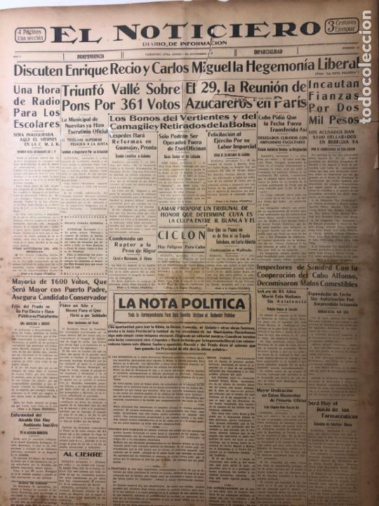 cuba. periódico el noticiero. independencia. im Comprar Revistas y