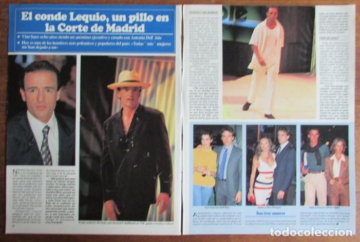 Coleccionismo de Revistas y Peri&oacute;dicos: RECORTE REVISTA SEMANA N&ordm; 2983 1997 CONDE LEQUIO. 3 PGS