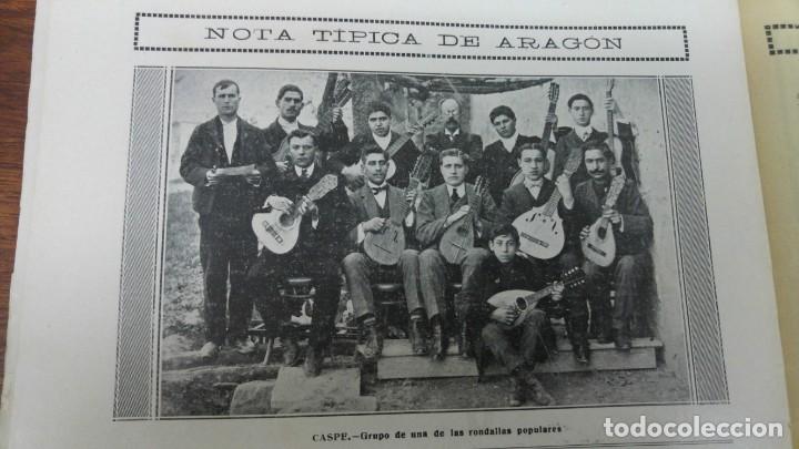 Collection Magazines and Newspapers: CASPE .GRUPO DE UNA DE LAS RONDALLAS POPULARES.ARAGON HOJA REVISTA A&Ntilde;O 1913