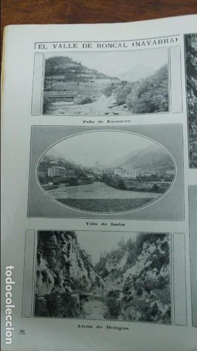 Collection Magazines and Newspapers: EL VALLE DE RONCAL NAVARRA VALLADOLID EQUIPO FUTBOL REAL COLEGIO INGLES CONCURSO PERROS MADRID 1913