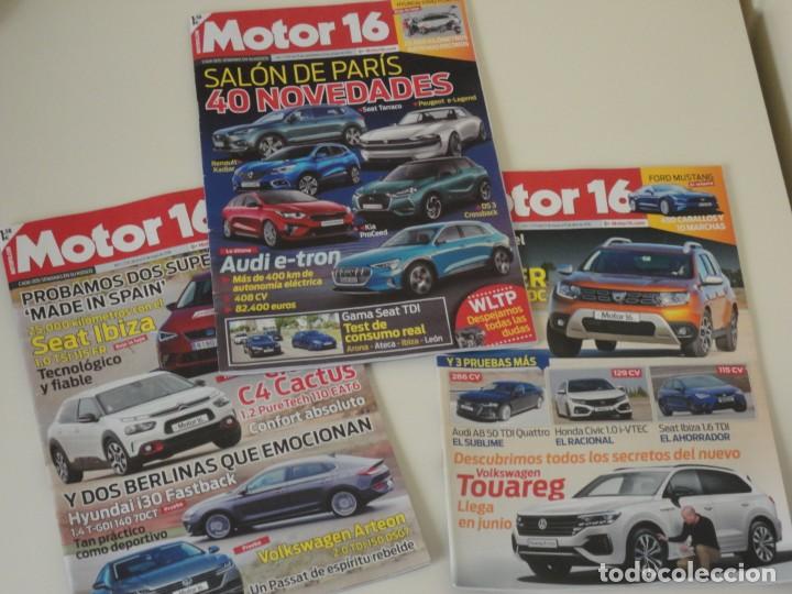 Coleccionismo de Revistas y Peri&oacute;dicos: LOTE 3 REVISTAS MOTOR 16. A&Ntilde;O 2018